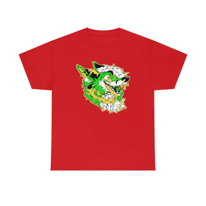 Green and Yellow - T-Shirt T-Shirt Artworktee Red S 