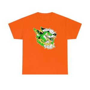 Green and Yellow - T-Shirt T-Shirt Artworktee Orange S 