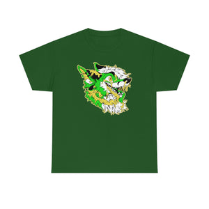 Green and Yellow - T-Shirt T-Shirt Artworktee Green S 