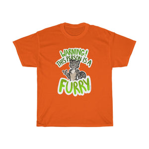 Grey Cat - T-Shirt T-Shirt Sammy The Tanuki Orange S 
