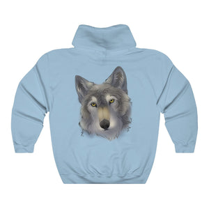 Grey Wolf - Hoodie Hoodie Dire Creatures Light Blue S 