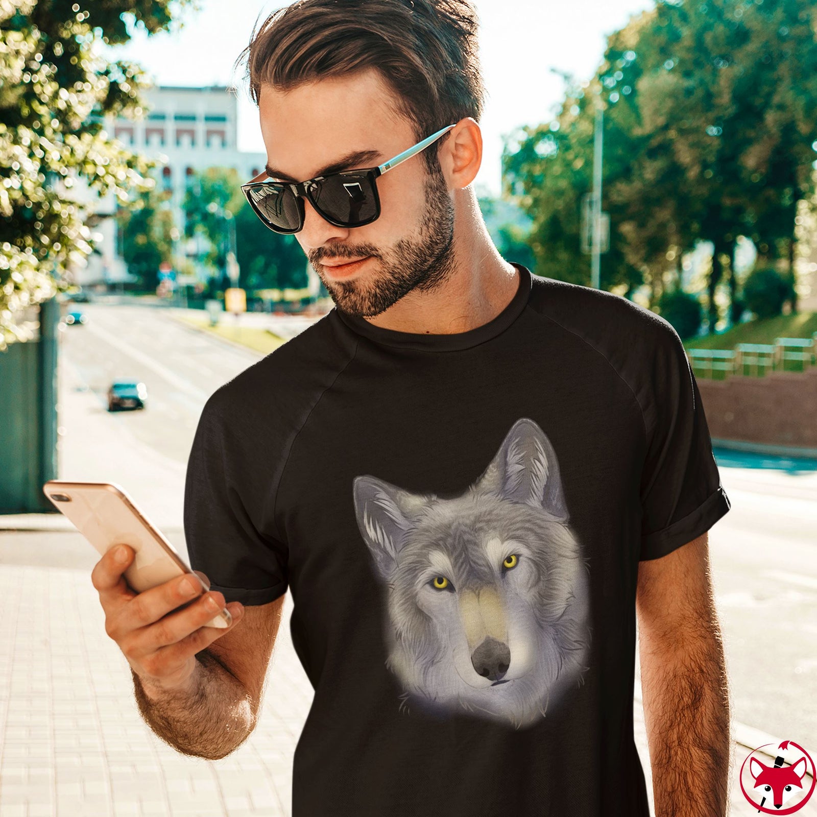 Grey Wolf - T-Shirt T-Shirt Dire Creatures 