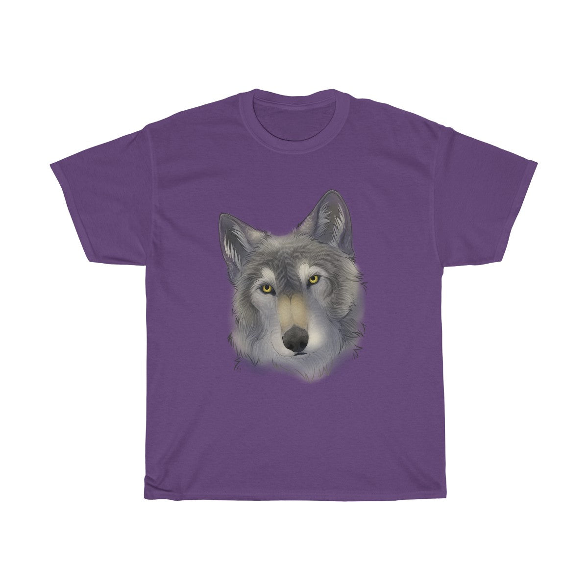 Grey Wolf - T-Shirt T-Shirt Dire Creatures Purple S 