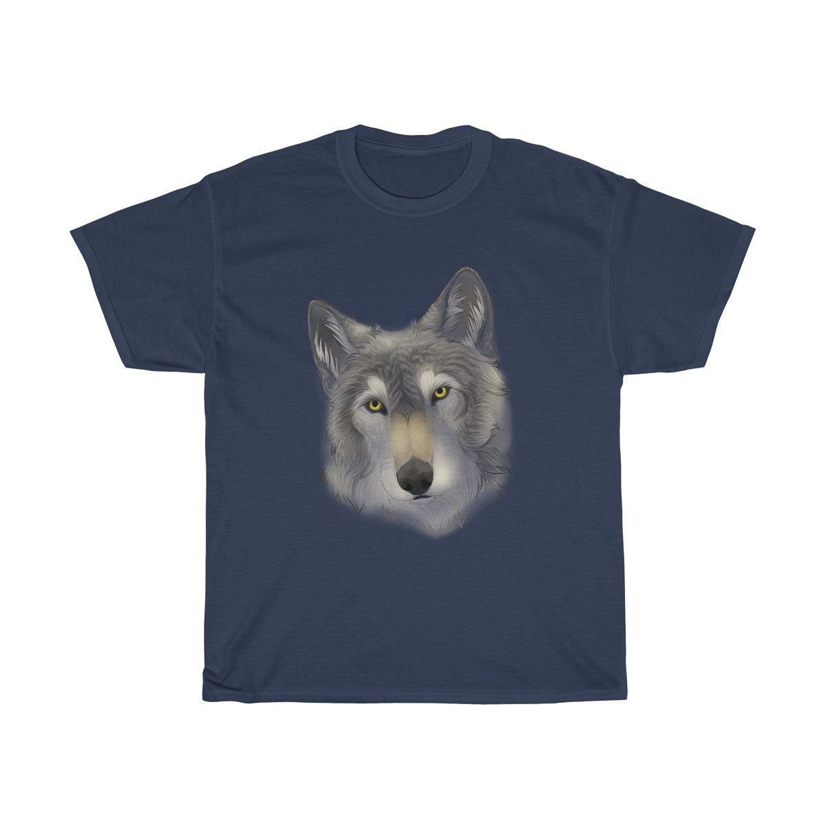 Grey Wolf - T-Shirt T-Shirt Dire Creatures Navy Blue S 