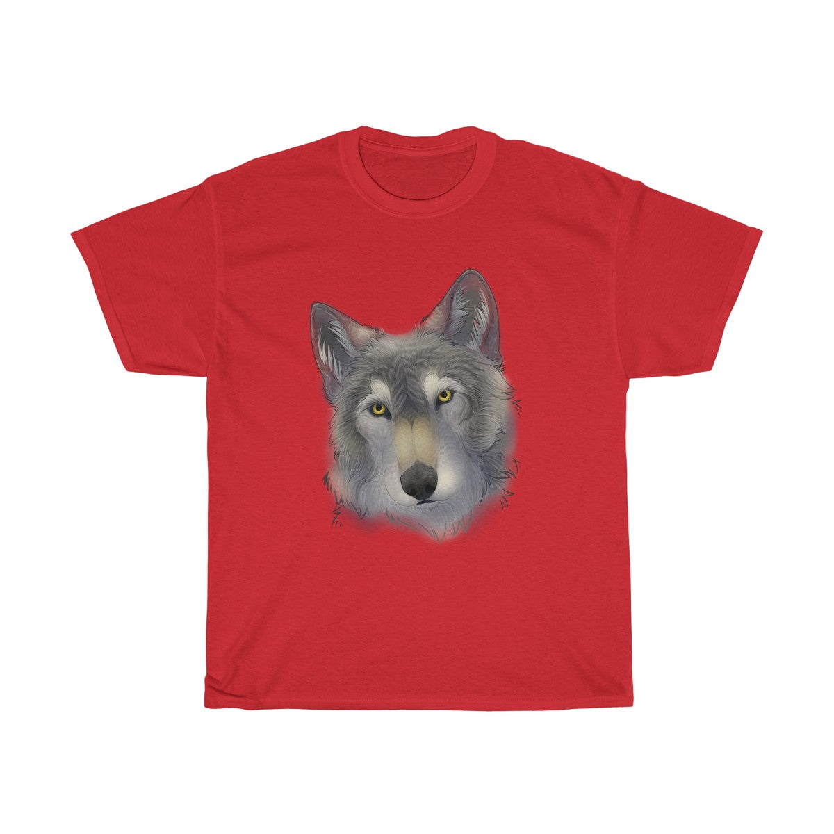 Grey Wolf - T-Shirt T-Shirt Dire Creatures Red S 