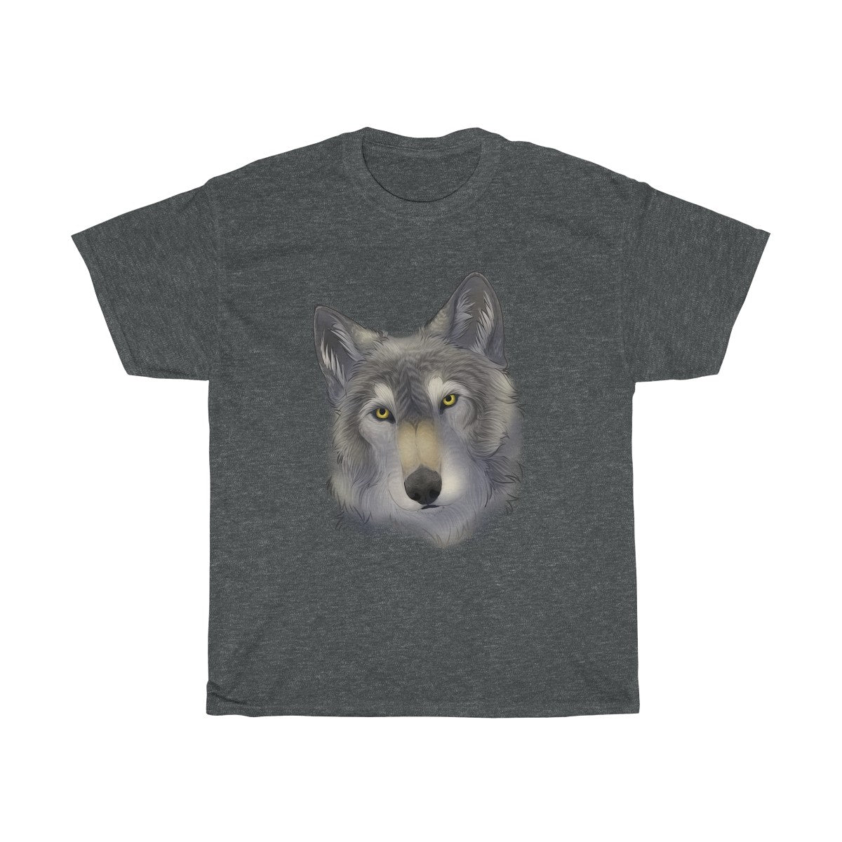 Grey Wolf - T-Shirt T-Shirt Dire Creatures Dark Heather S 