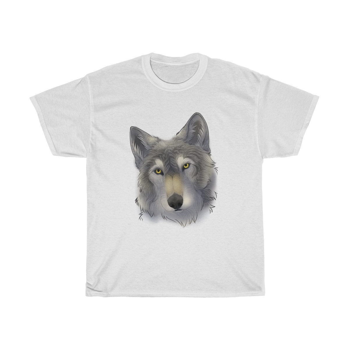 Grey Wolf - T-Shirt T-Shirt Dire Creatures White S 