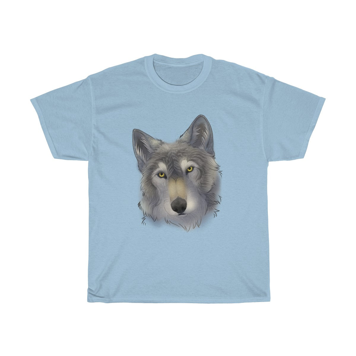 Grey Wolf - T-Shirt T-Shirt Dire Creatures Light Blue S 