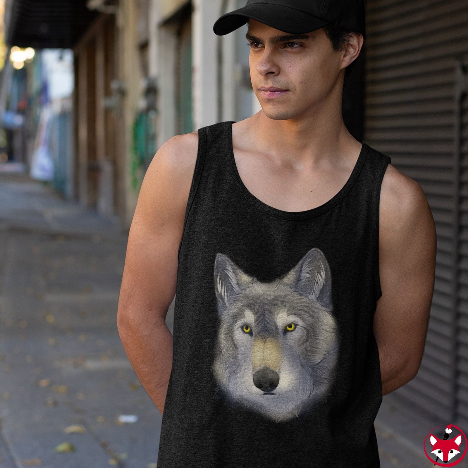 Grey Wolf - Tank Top Artworktee 