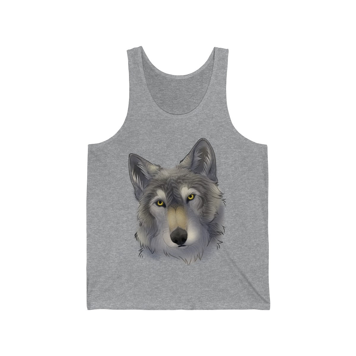 Grey Wolf - Tank Top Artworktee Heather XS 