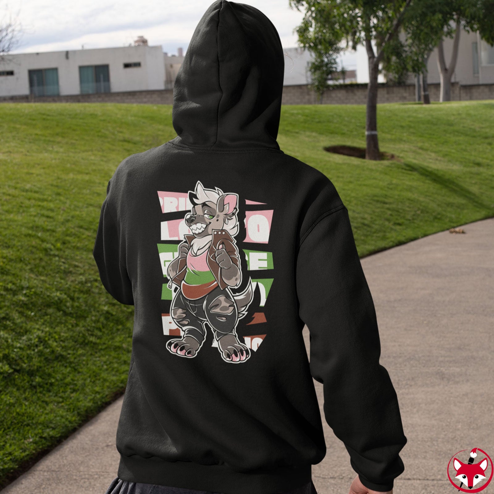 Gynosexual Pride Colt Hyena - Hoodie Hoodie Artworktee 