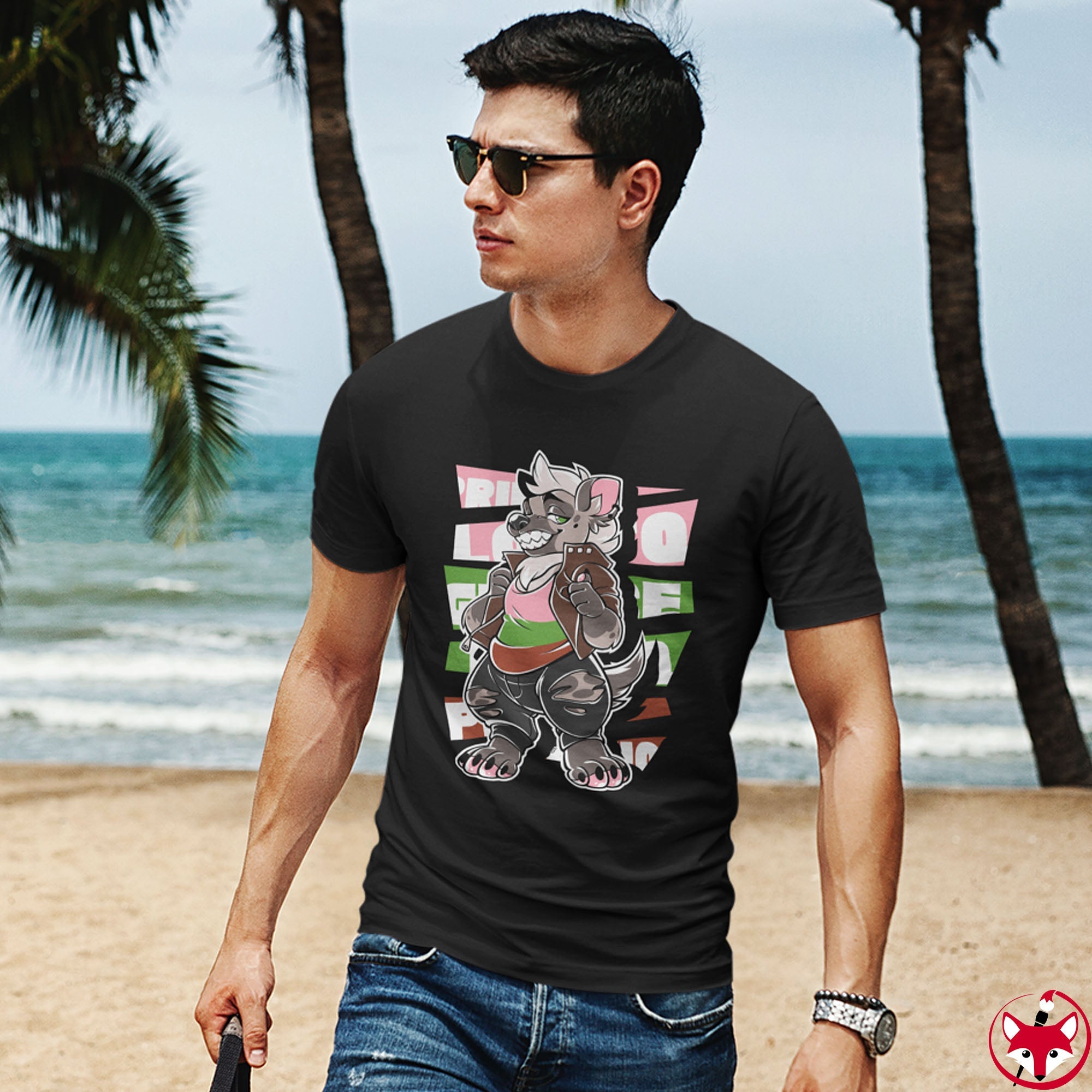 Gynosexual Pride Colt Hyena - T-Shirt T-Shirt Artworktee 