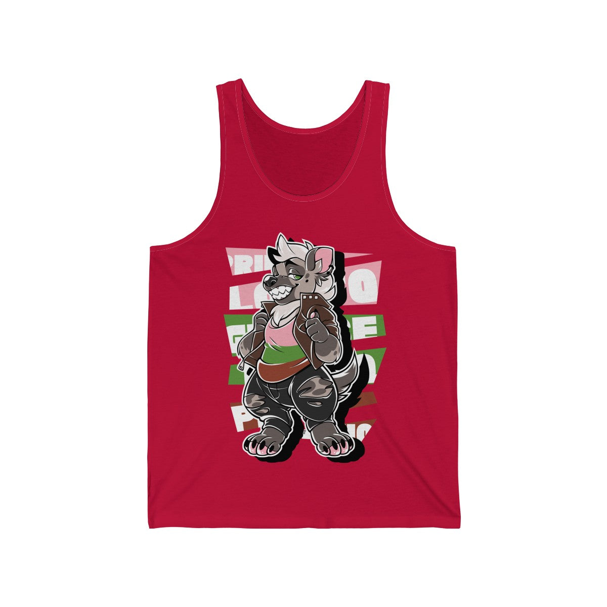 Gynosexual Pride Colt Hyena - Tank Top Tank Top Artworktee Red XS 