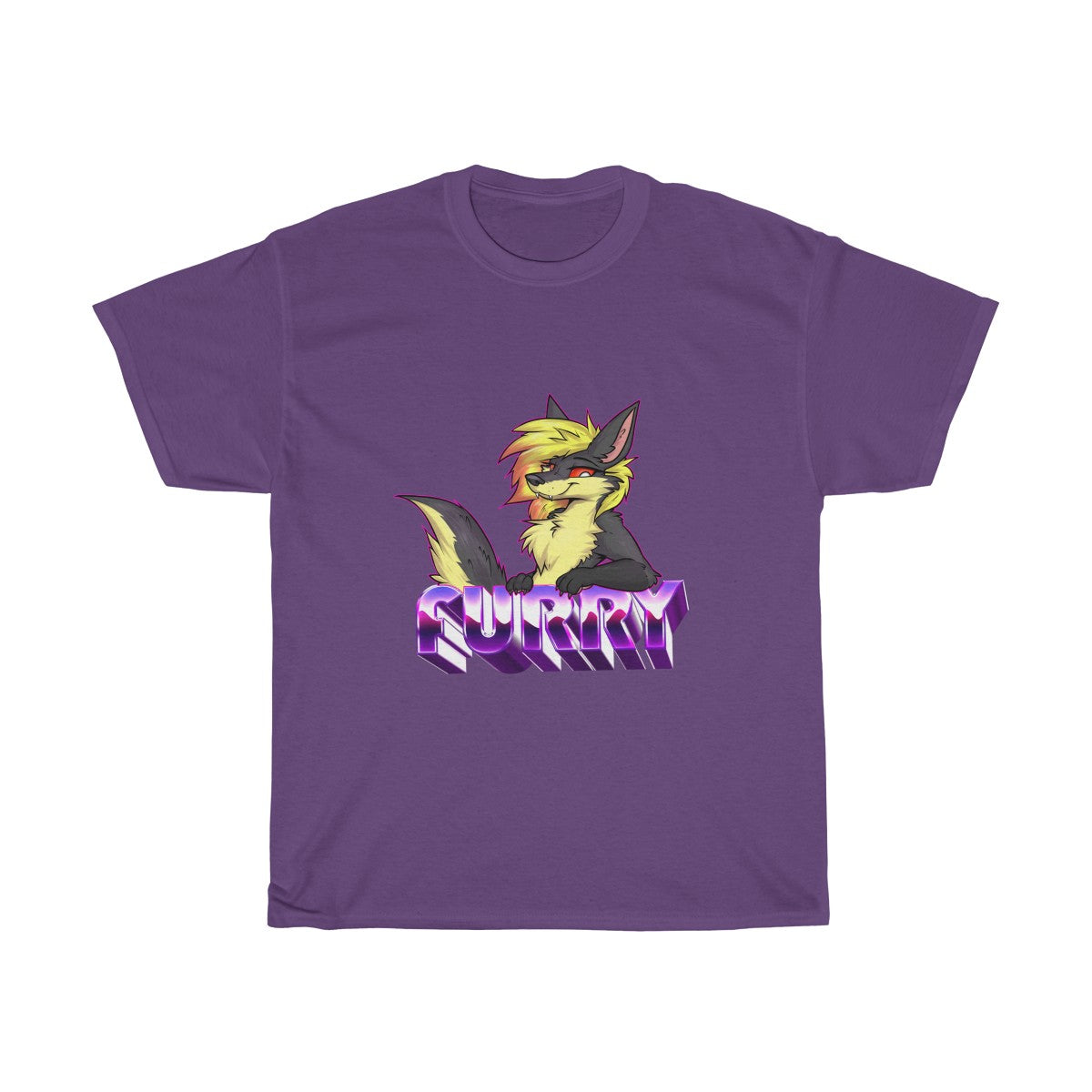 Hellhound Girl - T-Shirt T-Shirt Zenonclaw Purple S 
