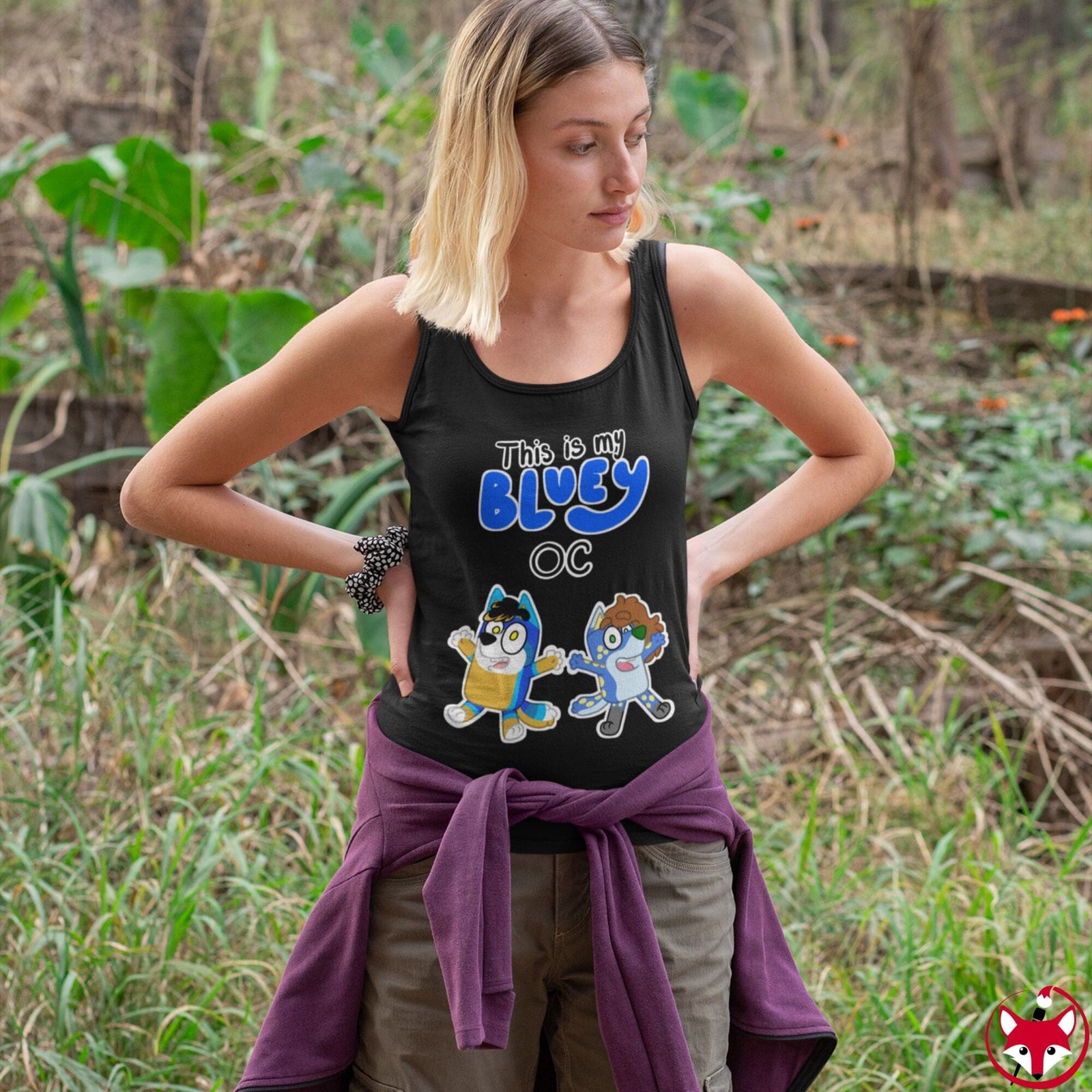 This is my Bluey OC - Tank Top Tank Top AFLT-Hund The Hound 