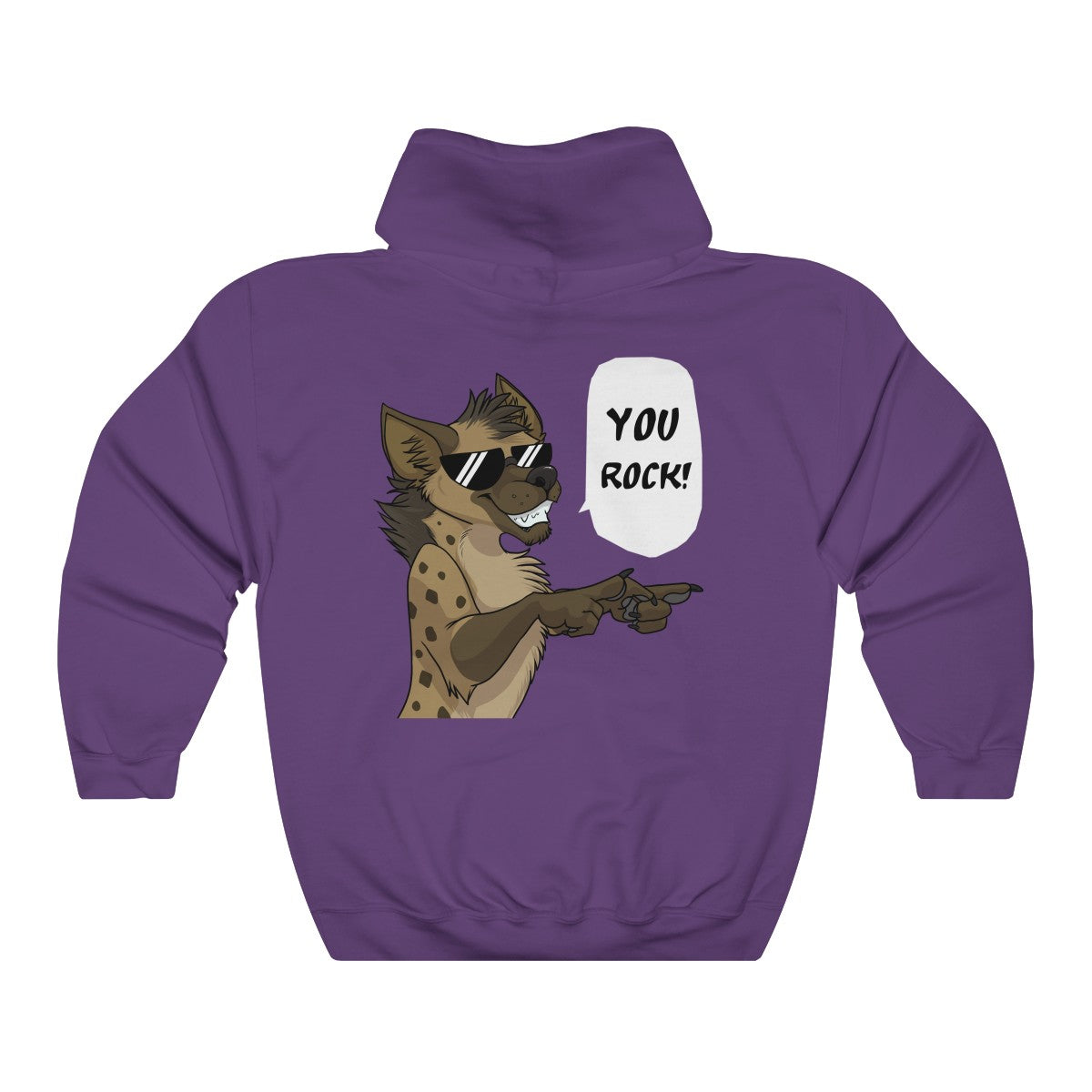 Hyena - Hoodie Hoodie Dire Creatures Purple S 