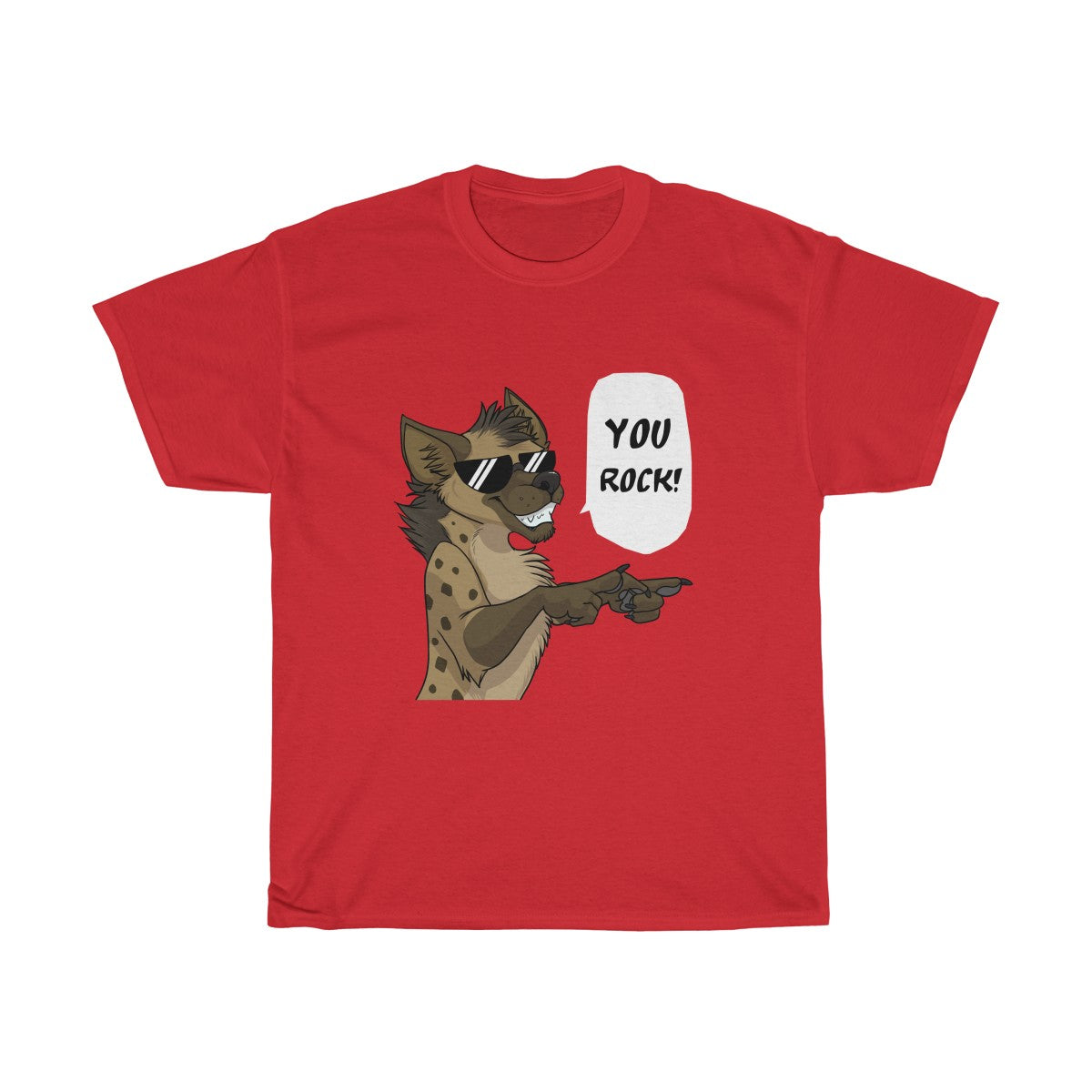 Hyena - T-Shirt T-Shirt Dire Creatures Red S 