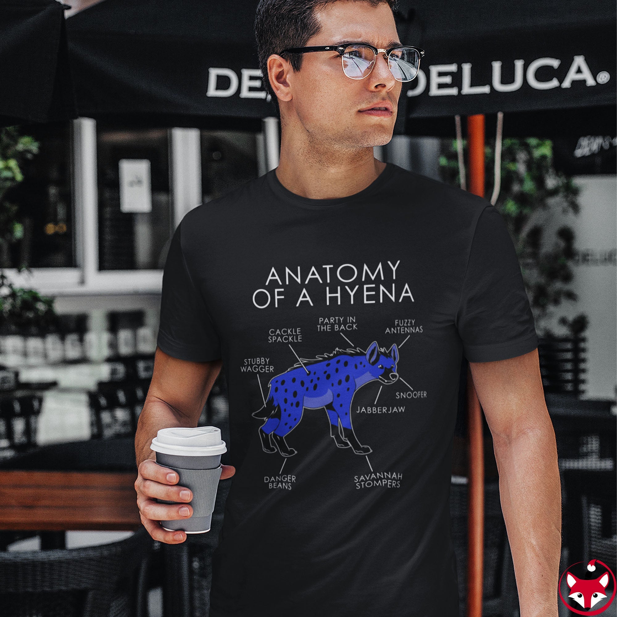 Hyena Blue - T-Shirt Artworktee 