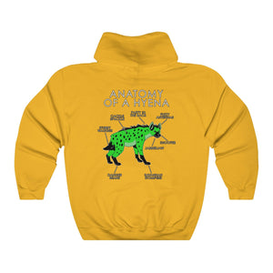 Hyena Green - Hoodie Hoodie Artworktee Gold S 