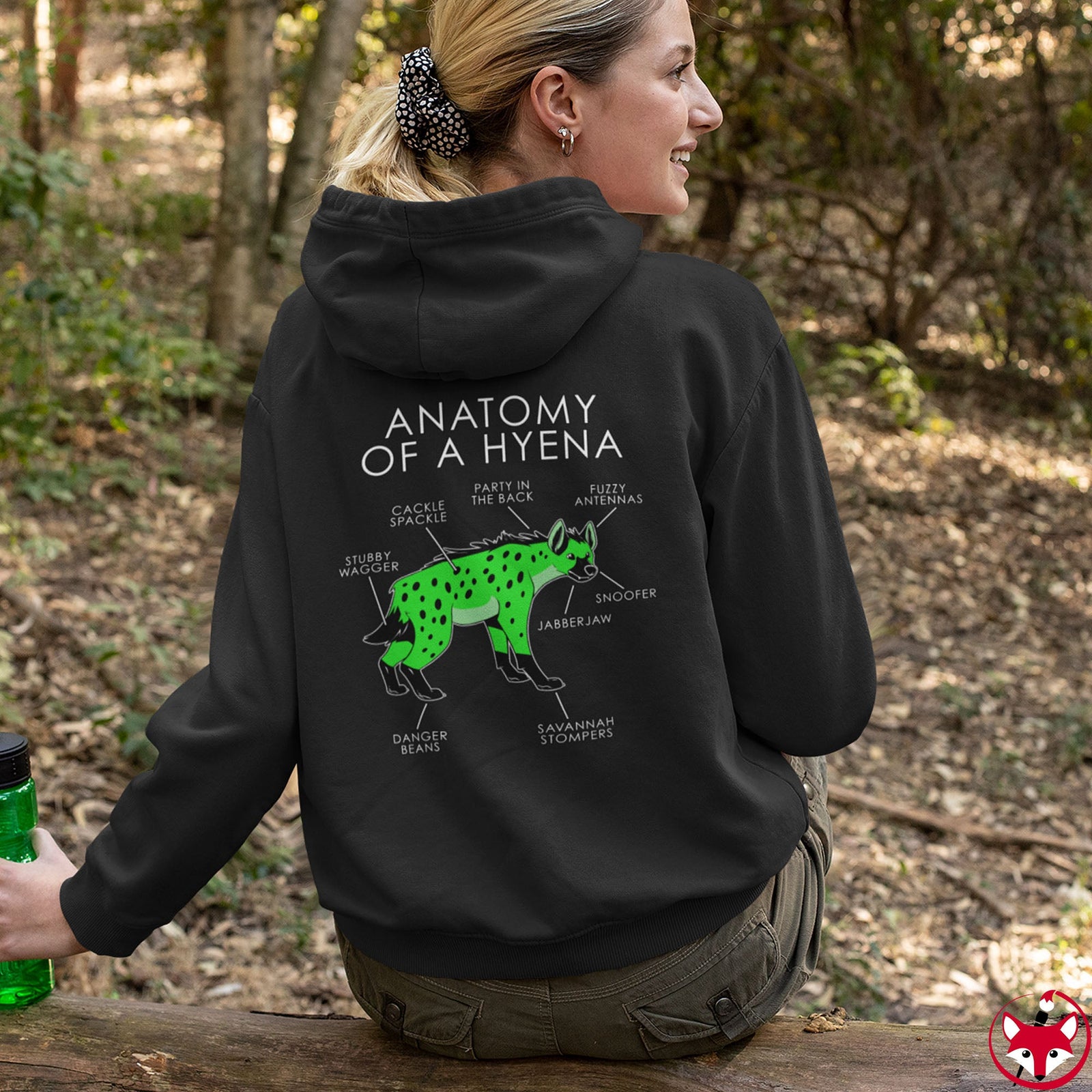 Hyena Green - Hoodie Hoodie Artworktee 