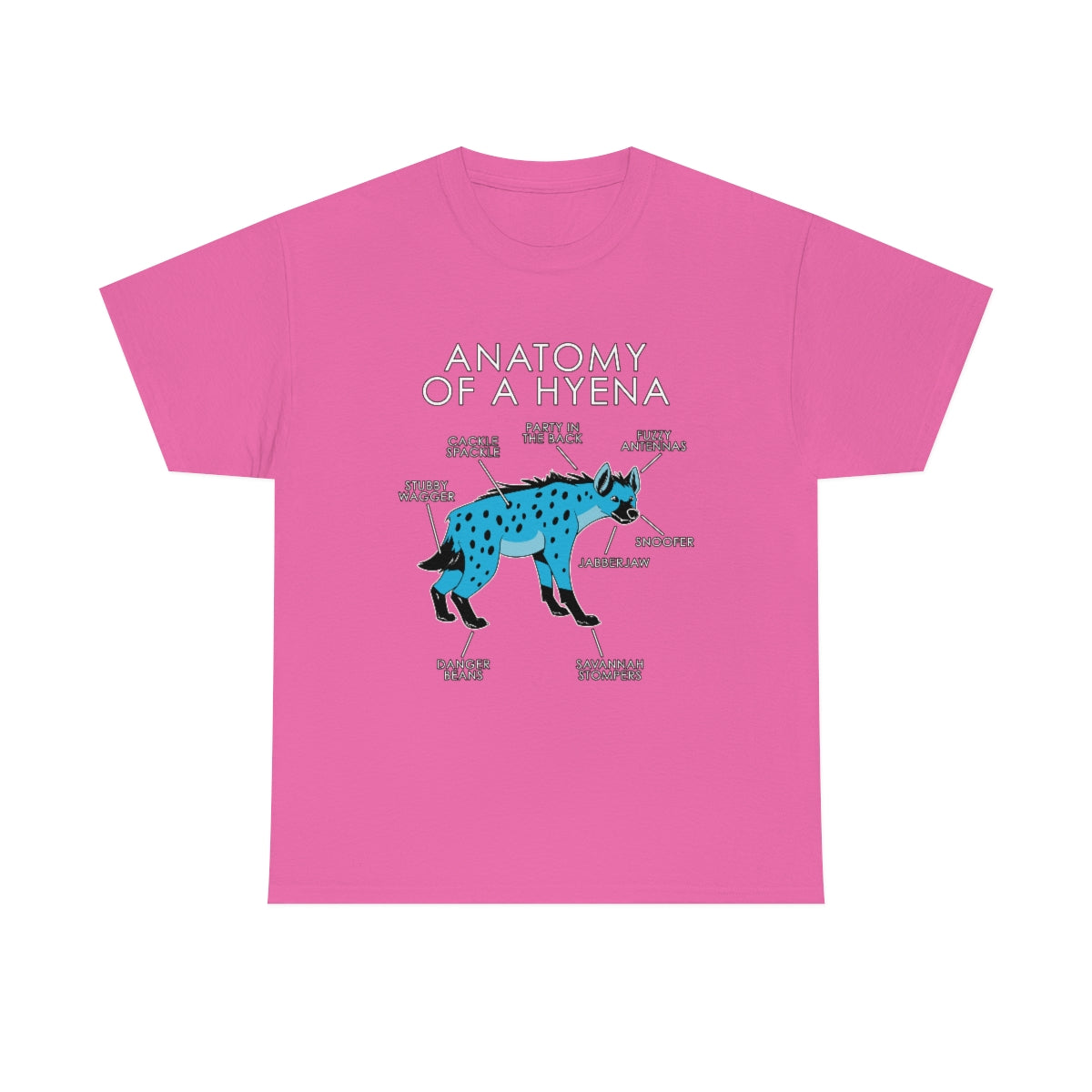 Hyena Light Blue - T-Shirt T-Shirt Artworktee Pink S 