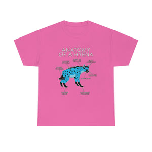 Hyena Light Blue - T-Shirt T-Shirt Artworktee Pink S 