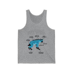 Hyena Light Blue - Tank Top Tank Top Artworktee Heather XS 