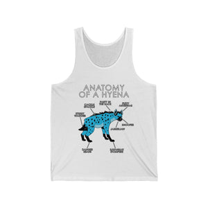 Hyena Light Blue - Tank Top Tank Top Artworktee White XS 