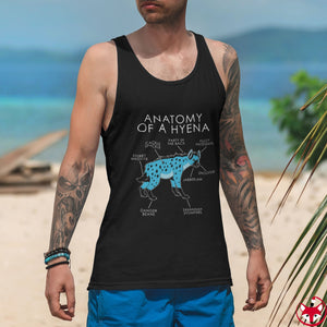 Hyena Light Blue - Tank Top Tank Top Artworktee 