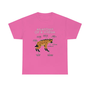 Hyena Orange - T-Shirt T-Shirt Artworktee Pink S 