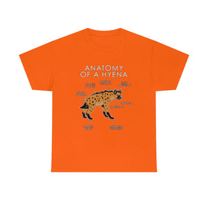 Hyena Orange - T-Shirt T-Shirt Artworktee Orange S 
