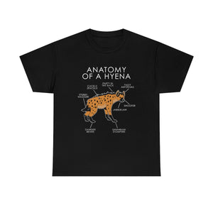 Hyena Orange - T-Shirt T-Shirt Artworktee Black S 