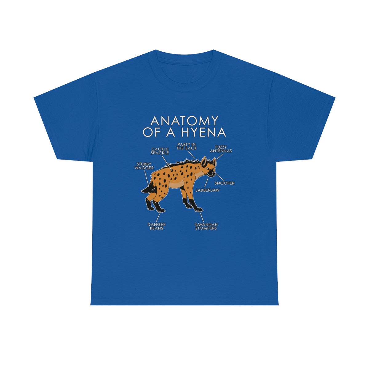Hyena Orange - T-Shirt T-Shirt Artworktee Royal Blue S 