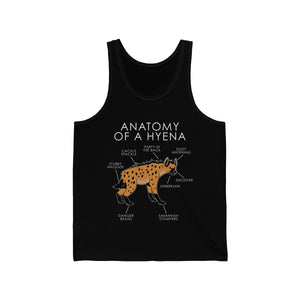 Hyena Orange - Tank Top Tank Top Artworktee Black XS 