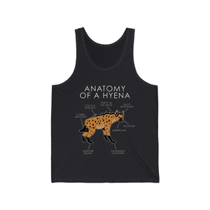 Hyena Orange - Tank Top Tank Top Artworktee Dark Grey XS 