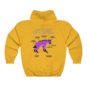 Hyena Pink - Hoodie Hoodie Artworktee Gold S 