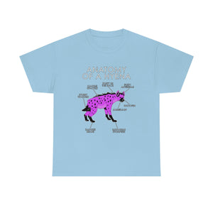 Hyena Pink - T-Shirt T-Shirt Artworktee Light Blue S 