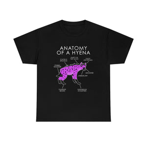 Hyena Pink - T-Shirt T-Shirt Artworktee Black S 