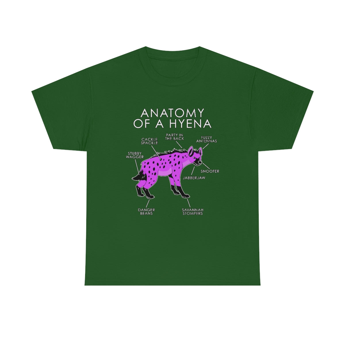 Hyena Pink - T-Shirt T-Shirt Artworktee Green S 