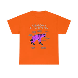 Hyena Pink - T-Shirt T-Shirt Artworktee Orange S 