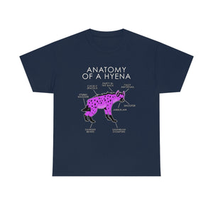Hyena Pink - T-Shirt T-Shirt Artworktee Navy Blue S 