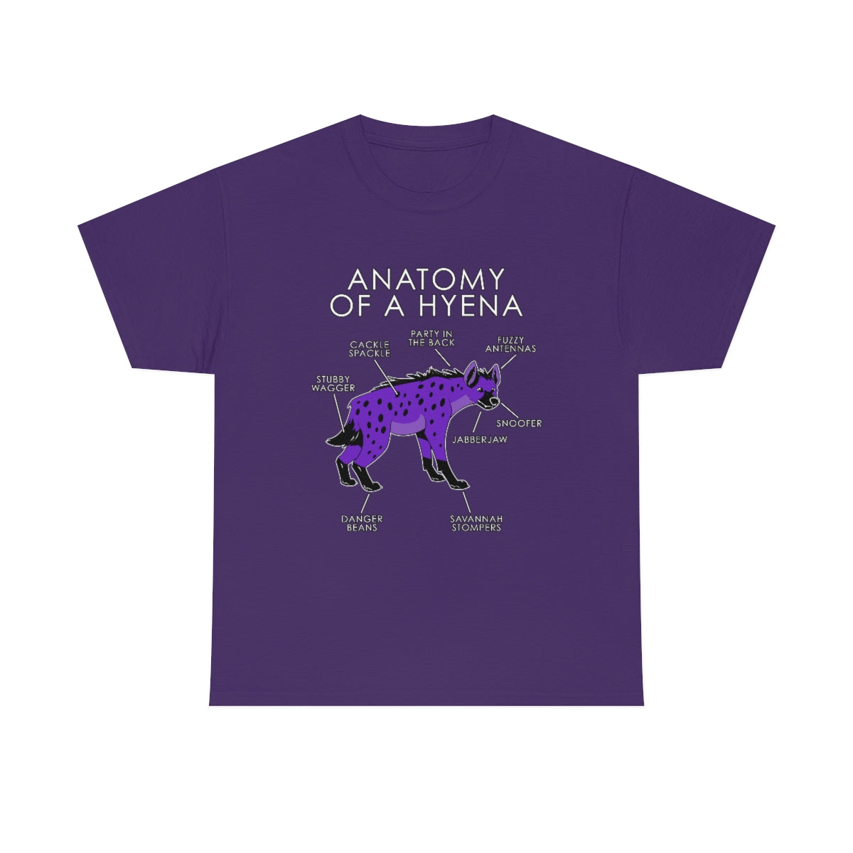Hyena Purple - T-Shirt T-Shirt Artworktee Purple S 