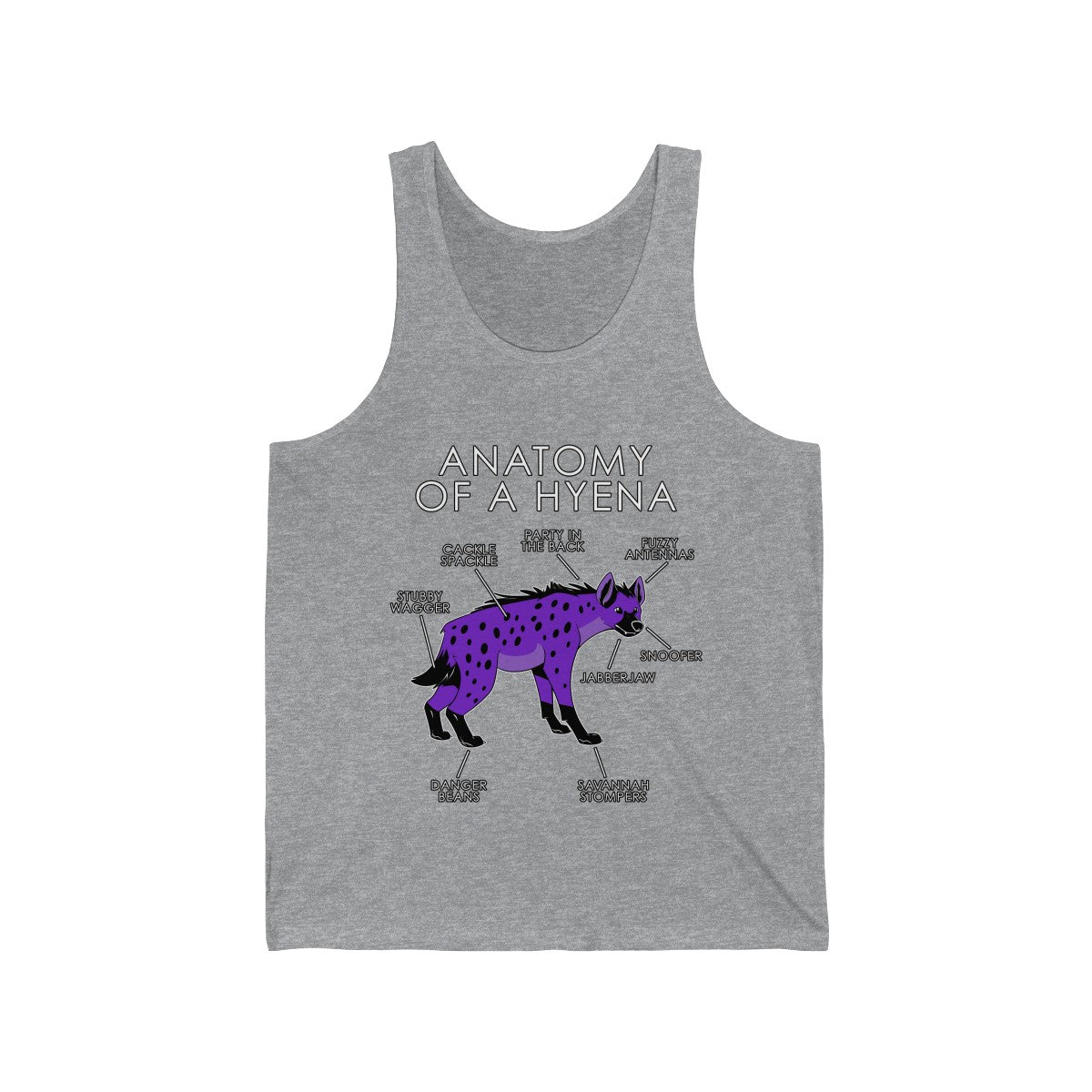 Hyena Purple - Tank Top Tank Top Artworktee Heather XS 