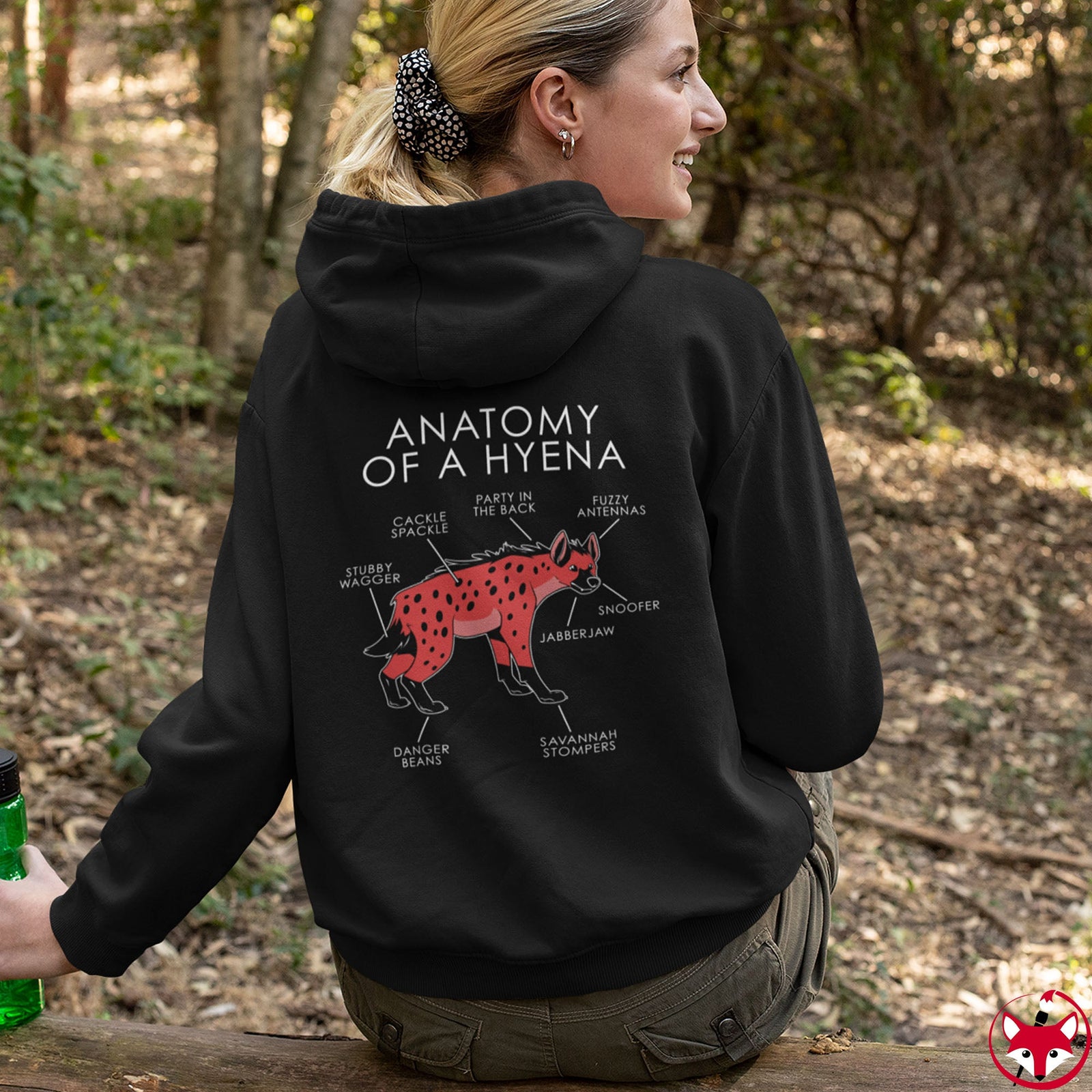 Hyena Red - Hoodie Hoodie Artworktee 