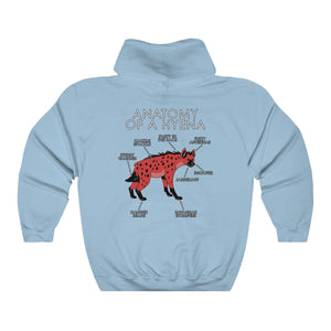 Hyena Red - Hoodie Hoodie Artworktee Light Blue S 