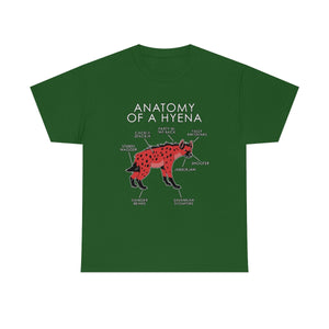 Hyena Red - T-Shirt T-Shirt Artworktee Green S 