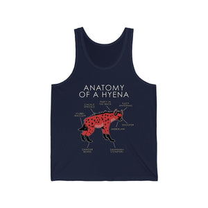 Hyena Red - Tank Top Tank Top Artworktee Navy Blue XS 