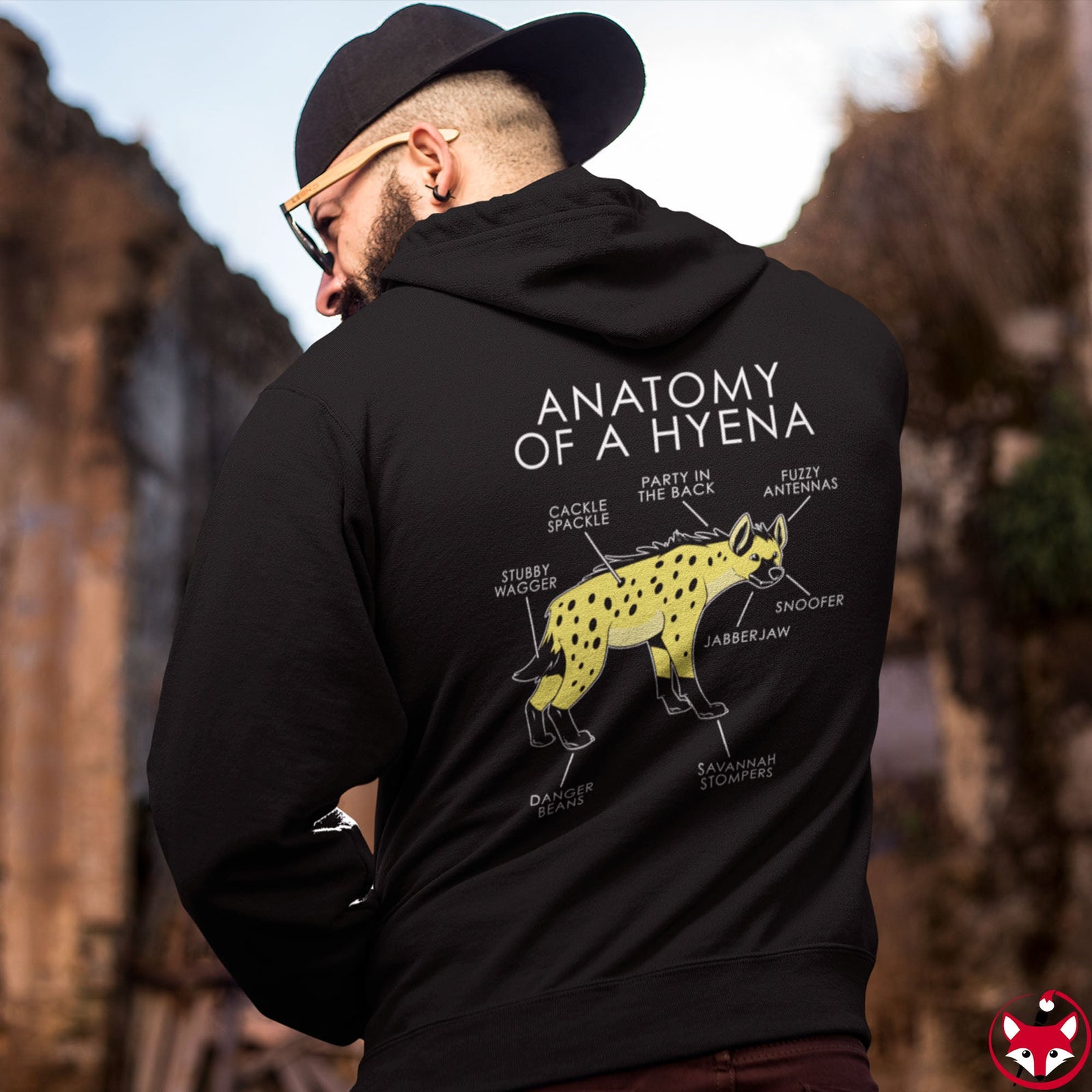 Hyena Yellow - Hoodie Hoodie Artworktee 
