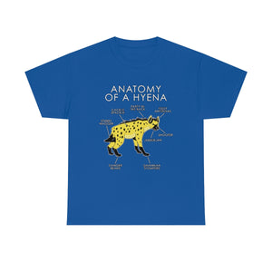 Hyena Yellow - T-Shirt T-Shirt Artworktee Royal Blue S 