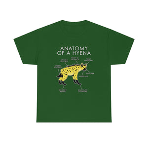 Hyena Yellow - T-Shirt T-Shirt Artworktee Green S 